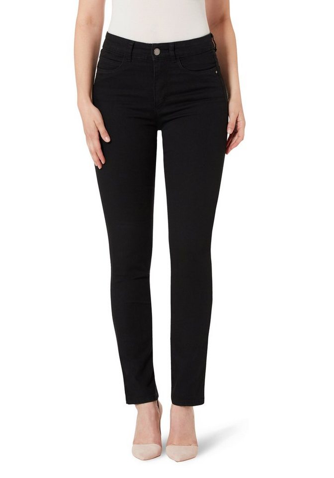 STOOKER WOMEN Slim-fit-Jeans Milano Damen Stretch Jeans -BLACK- Magic Shape von STOOKER WOMEN