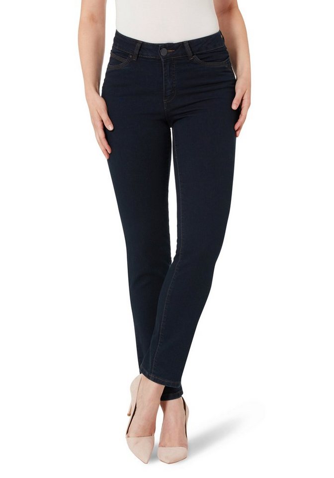 STOOKER WOMEN Slim-fit-Jeans Milano Damen Stretch Jeans-DARK BLUE-Magic Shape von STOOKER WOMEN