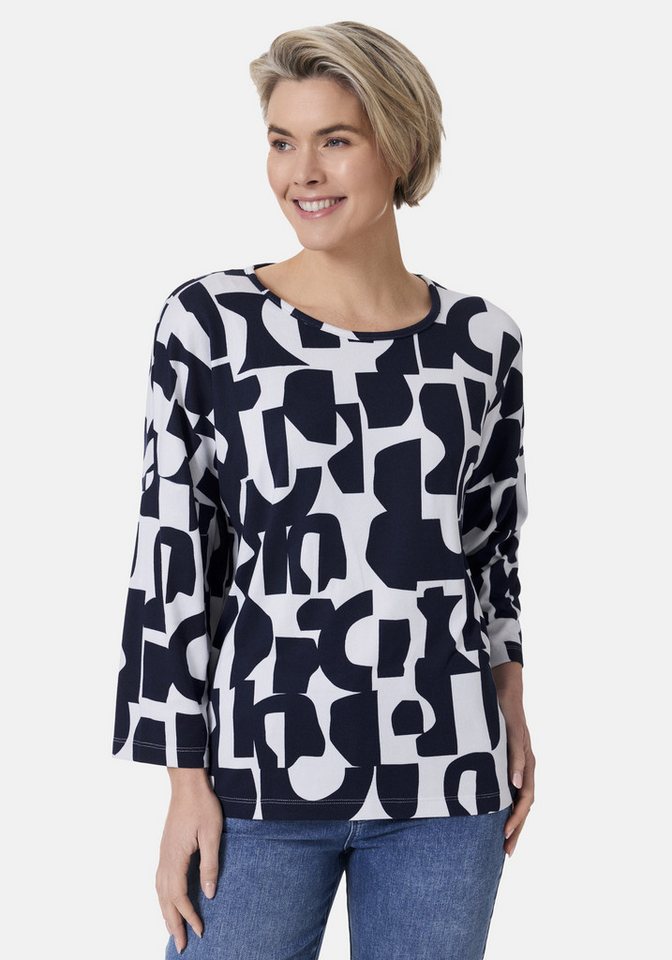 STOOKER WOMEN T-Shirt CARLY Print T-Shirt 3/4-Arm Print-Shirt Loose Fit Print Shirt mit 3/4 Arm für Damen STOOKER WOMEN T-Shirt CARLY Print T-Shirt 3/4-Arm Print-Shirt Loose Fit Print Shirt mit 3/4 Arm für Damen von STOOKER WOMEN