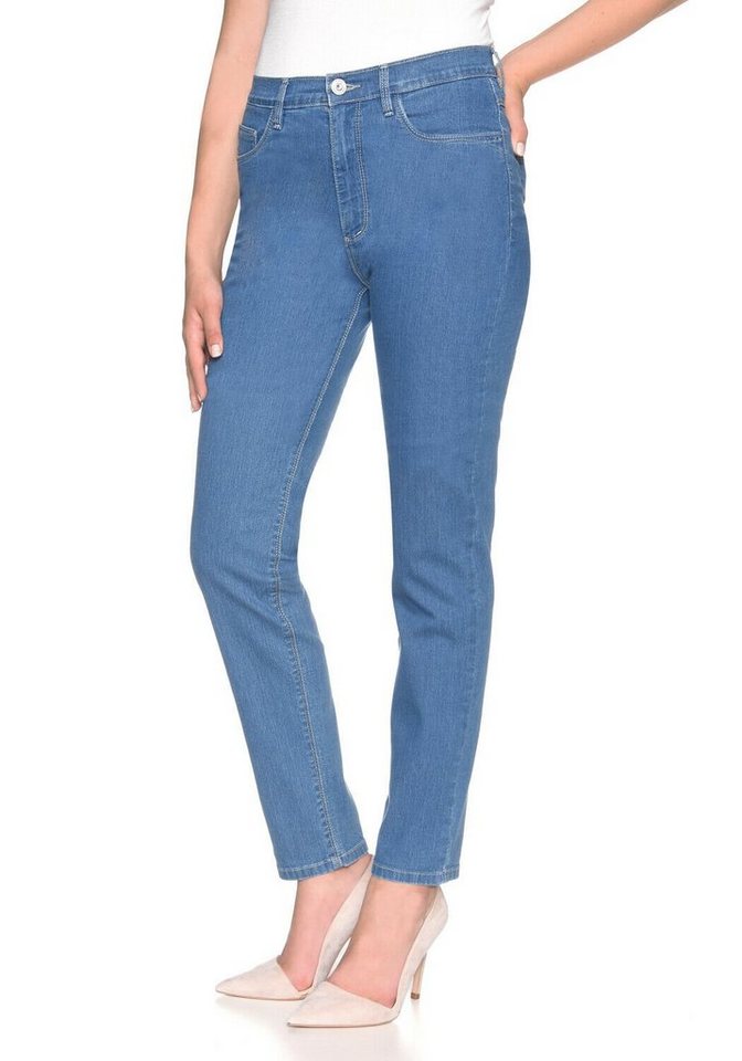 STOOKER WOMEN Tapered-fit-Jeans Nizza Stretch Jeans LIGHT BLUE USED - Tapered Fit von STOOKER WOMEN