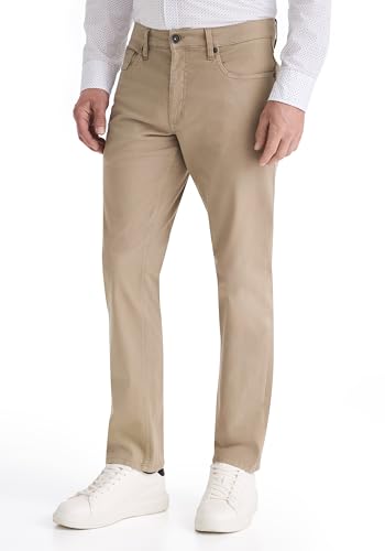 Men Frisco Colour Herren 5-Pocket-Hose Straight Fit Twill/Coloured clean wash gerade lang von STOOKER