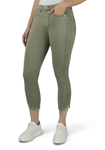 STOOKER Damen 5-Pocket-Jeans Skinny Fit Denim/Jeans clean wash konisch 7/8-Länge von STOOKER