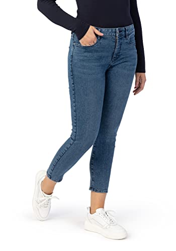 STOOKER Florenz Denim Heavy Used Damen 5-Pocket-Jeans Slim Fit Denim/Jeans clean wash konisch lang von STOOKER