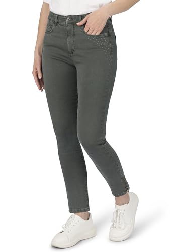STOOKER Rio Colour Damen 5-Pocket-Jeans Skinny Fit Denim/Jeans clean wash konisch lang von STOOKER