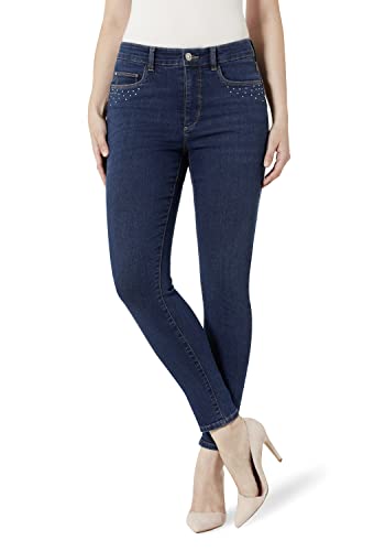 STOOKER Rio Denim Damen 5-Pocket-Jeans Skinny Fit Powerstretch Denim/Jeans clean wash Beinform konisch von STOOKER