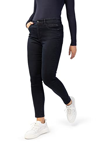 STOOKER Rio Colour Damen 5-Pocket-Jeans Skinny Fit Denim/Jeans clean wash konisch lang von STOOKER