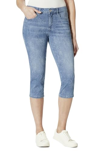 STOOKER Tahiti Print Damen 7/8-hose Capri Slim Fit Twill/Coloured clean wash konisch 7/8-Länge von STOOKER