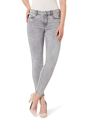 STOOKER Women 5-Pocket Denim Jeans Hose - Florenz - Grey Denim Acid - D46/L26 von STOOKER