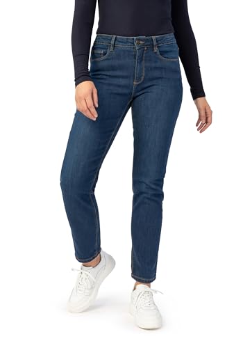 Zermatt Denim Damen 5-Pocket-Jeans Straight Fit Denim/Jeans clean wash eng lang von STOOKER