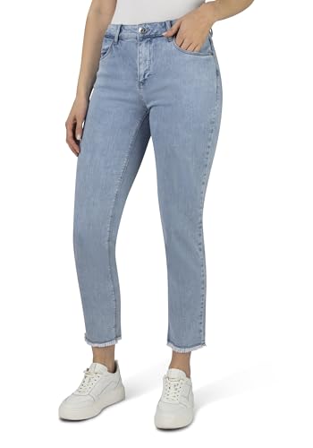 Zermatt Fashion Damen 5-Pocket-Jeans Straight Fit Denim/Jeans Acid wash eng lang von STOOKER