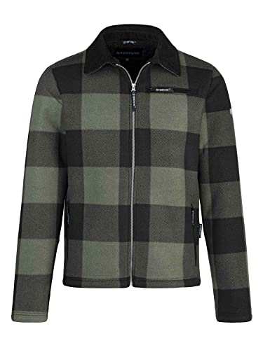 STØRVIK London Lumberjack Fleecejacke Lumberjack - Teddy Strickjacke - Grün - Größe 4XL von STØRVIK