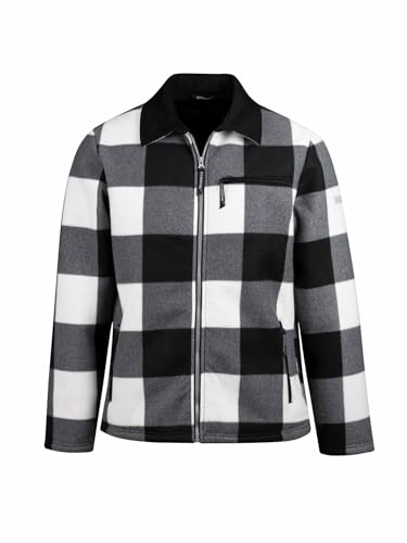 STØRVIK London Lumberjack Fleecejacke Lumberjack - Teddy Strickjacke - Weißer Block - Größe 6XL STØRVIK London Lumberjack Fleecejacke Lumberjack - Teddy Strickjacke - Weißer Block - Größe 6XL von STØRVIK