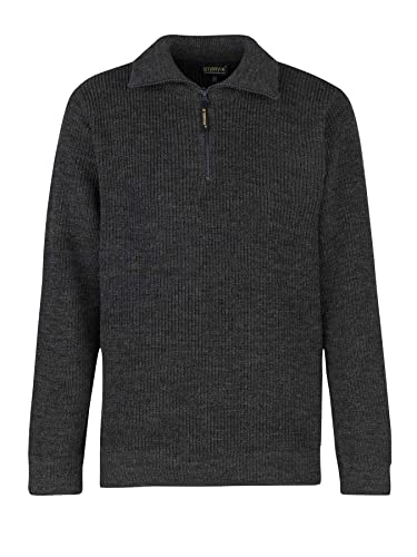 STØRVIK Skipper's Sweater Herren aus Acryl/Wolle Brisbane - Anthrazit - Größe 2XL STØRVIK Skipper's Sweater Herren aus Acryl/Wolle Brisbane - Anthrazit - Größe 2XL von STØRVIK