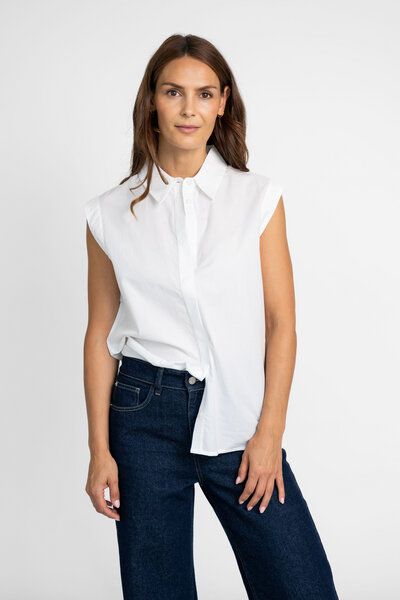 STORY OF MINE Bluse mit Schlitz aus Bio-Baumwolle von STORY OF MINE