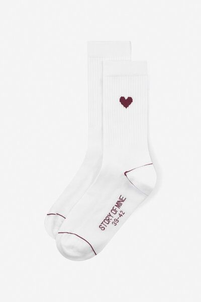STORY OF MINE Socken mit Herz aus überwiegend Bio-Baumwolle von STORY OF MINE