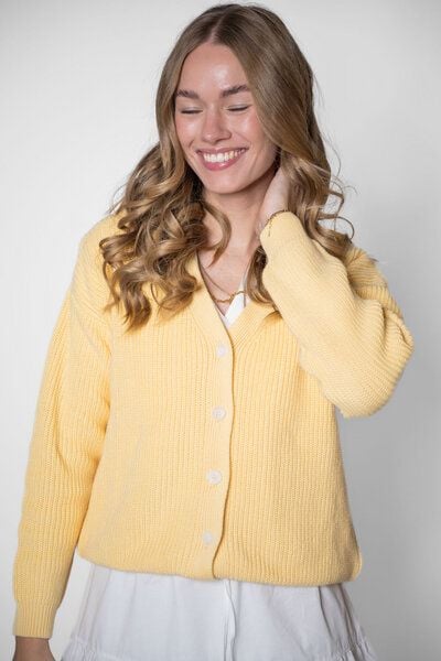 STORY OF MINE Verkürzte Strickjacke aus Bio-Baumwolle von STORY OF MINE