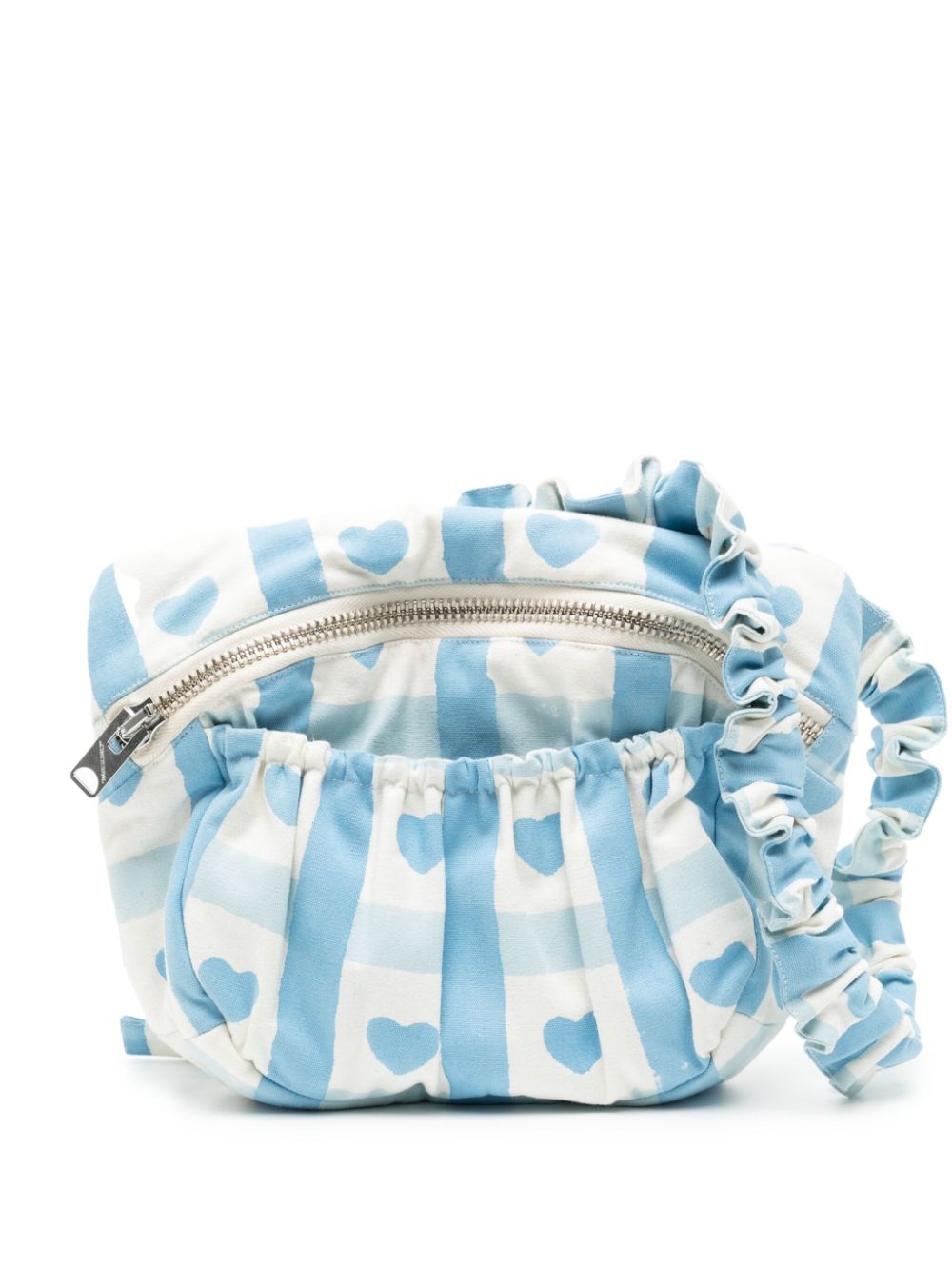 STORY mfg. Tasche mit Herz-Print - Blau von STORY mfg.