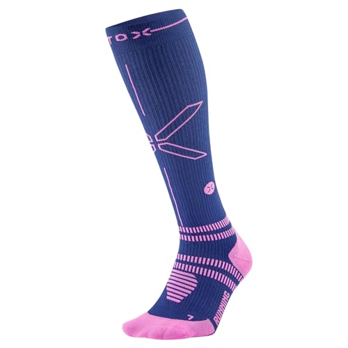 STOX Energy Socks Laufsocken Damen, Running Compression Socks Women, Kompressionsstrümpfe, Sportsocken, Stützstrümpfe, Kompressionssocken Sport von STOX Energy Socks