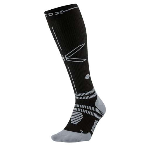 STOX Energy Socks, Laufsocken Herren, Kompressionklasse 23-32 mmHg, Dünnes Fußbett, Kompressionsstrümpfe, Running Kompressionssocken, Stützstrümpfe, Thrombosestrümpfe, Kompression Socken von STOX Energy Socks