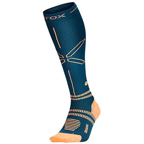 STOX Energy Socks | Laufsocken für Herren | Premium Kompressionssocken | Laufsocken | Feuchtigkeitsableitung | Verhindert Verletzungen & Muskelschmerzen von STOX Energy Socks