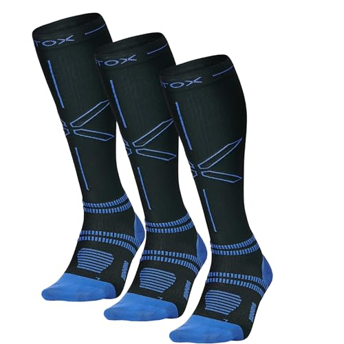 STOX Energy Socks | Laufsocken für Herren | Premium Kompressionssocken | Laufsocken | Feuchtigkeitsableitung | Verhindert Verletzungen & Muskelschmerzen von STOX Energy Socks