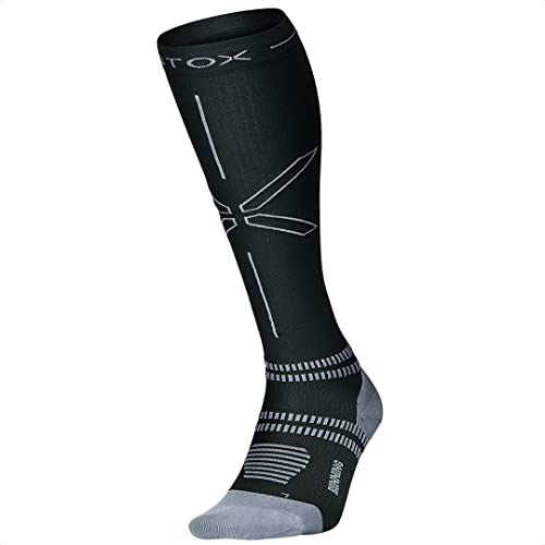 STOX Energy Socks | Laufsocken für Herren | Premium Kompressionssocken | Laufsocken | Feuchtigkeitsableitung | Verhindert Verletzungen & Muskelschmerzen von STOX Energy Socks