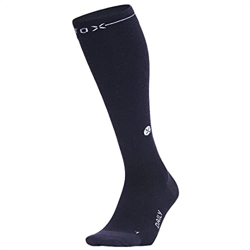 STOX Energy Socks, Kompressionsstrümpfe Herren, Kompressionklasse 23-32 mmHg, Stützstrümpfe, Gesundheitssocken, Medizinische Kompressionssocken, Thrombosestrümpfe, Kniestrümpfe, Socken, Merinowolle von STOX Energy Socks