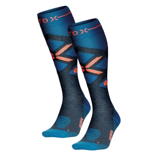 STOX Energy Socks | Skisocken für Herren | Premium Kompressionssocken | Skistrümpfe aus Merinowolle | Keine kalten Füße | Kein Krampf | Snowboard Socken von STOX Energy Socks