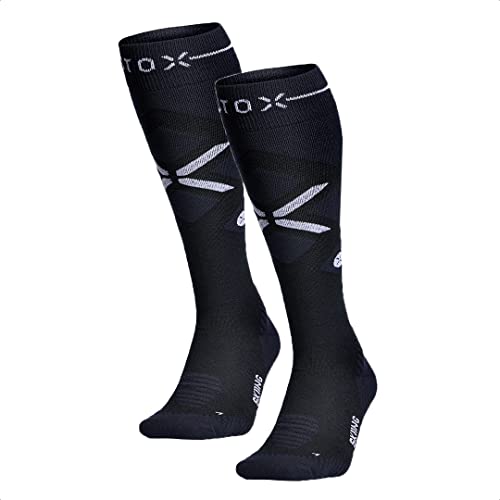 STOX Energy Socks Skisocken Herren 2 Pack, Kompressionsstrümpfe, Merino Socken, Ski und Snowboard Thermosocken, Compression Socks Men, Thermo Socken von STOX Energy Socks