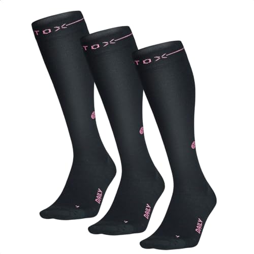 STOX Energy Socks | Socken für Damen | Premium Kompressionssocken | Bequeme Kompressionsstrümpfe | Feuchtigkeitsableitung | Keine müden Beine und Füße mehr | Erleichterung für unruhige Beine von STOX Energy Socks