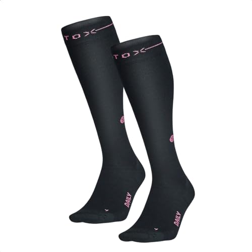 STOX Energy Socks | Socken für Damen | Premium Kompressionssocken | Bequeme Kompressionsstrümpfe | Feuchtigkeitsableitung | Keine müden Beine und Füße mehr | Erleichterung für unruhige Beine von STOX Energy Socks