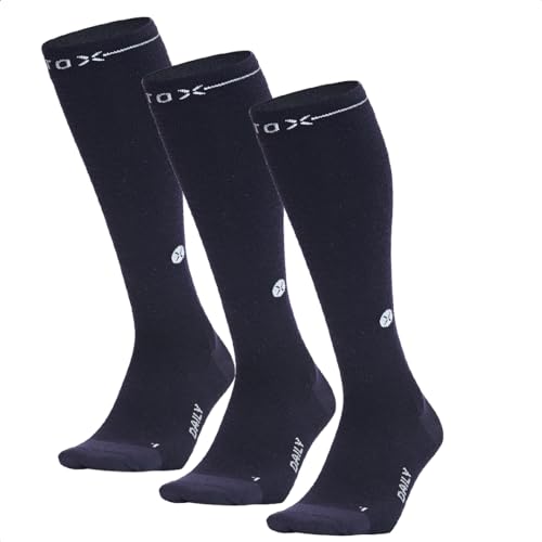 STOX Energy Socks | Socken für Herren | Premium Kompressionssocken | Bequeme Kompressionsstrümpfe | Feuchtigkeitsableitung | Keine müden Beine und Füße mehr | Erleichterung für unruhige Beine von STOX Energy Socks