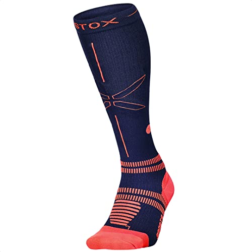 STOX Energy Socks | Sportsocken für Herren | Premium Kompressionssocken | Vermeide Verletzungen und Muskelbeschwerden | Schnellere Erholung | Weniger müde Beine | Extra Komfort | Gepolsterter Verse von STOX Energy Socks