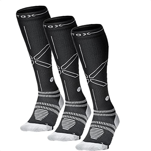 STOX Energy Socks | Sportsocken für Herren | Premium Kompressionssocken | Vermeide Verletzungen und Muskelbeschwerden | Schnellere Erholung | Weniger müde Beine | Extra Komfort | Gepolsterter Verse von STOX Energy Socks