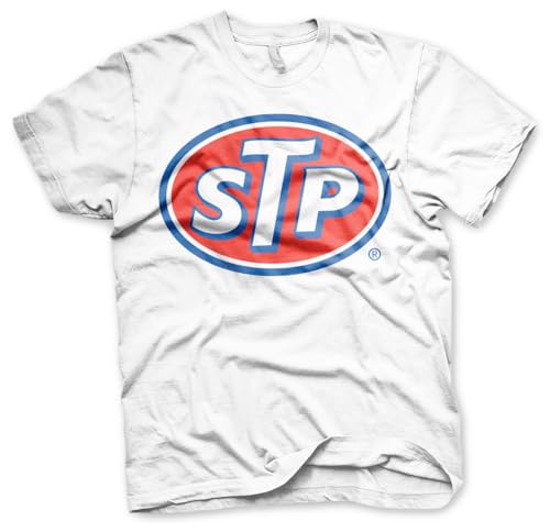 STP Offizielles Lizenzprodukt Classic Logo Herren T-Shirt (Weiß), X-Large von STP