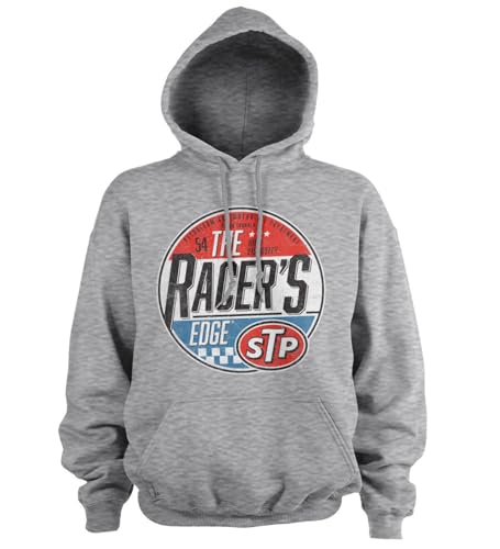 STP Offizielles Lizenzprodukt The Racer's Edge Kapuzenpullover (Heather Grau), Medium von STP