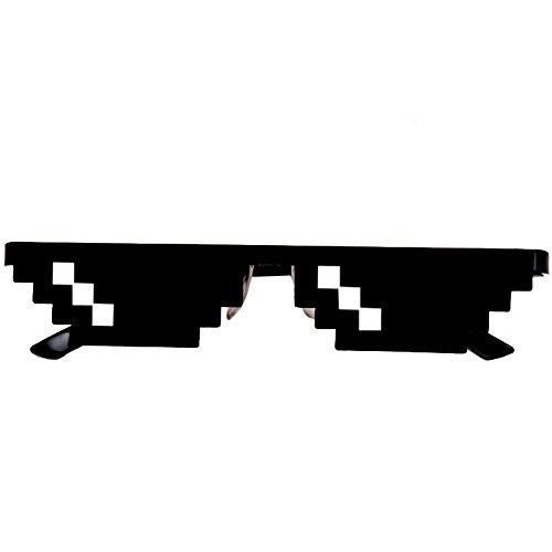 STPT Unisex Thug Life Brille 8 Bit Pixel Deal mit IT Sonnenbrille Spielzeug Lustig Spielzeug Ideal für Partys und Verkleidungen von STPT
