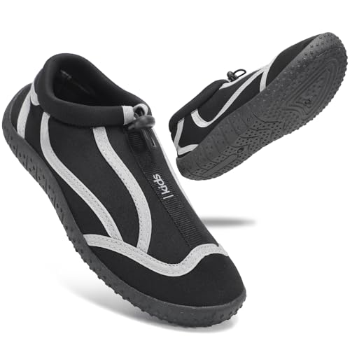 STQ KIDS Badeschuhe Kinder Jungen,Wasserschuhe Strandschuhe Black EU 30 von STQ KIDS