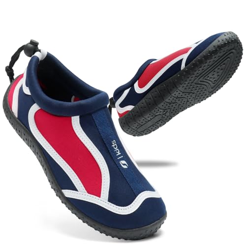 STQ KIDS Badeschuhe Kinder Jungen,Wasserschuhe Strandschuhe Navy EU 30 von STQ KIDS