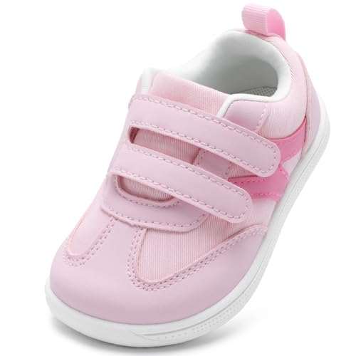 STQ KIDS Turnschuhe Mädchen Breite Kinderschuhe Barfussschuhe Leicht Kinder Barfußschuhe Komfort Kleinkind Sneaker für Sommer Frühling Schuhe Pink 24 EU / T7 STQ KIDS Turnschuhe Mädchen Breite Kinderschuhe Barfussschuhe Leicht Kinder Barfußschuhe Komfort Kleinkind Sneaker für Sommer Frühling Schuhe Pink 24 EU / T7 von STQ KIDS