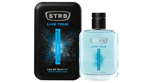 STR8 EDT LIVE TRUE 50ML – fresh & invigorating fragrance with citrus and woody notes, long-lasting scent, ideal for everyday wear, perfect for any occasion von STR8