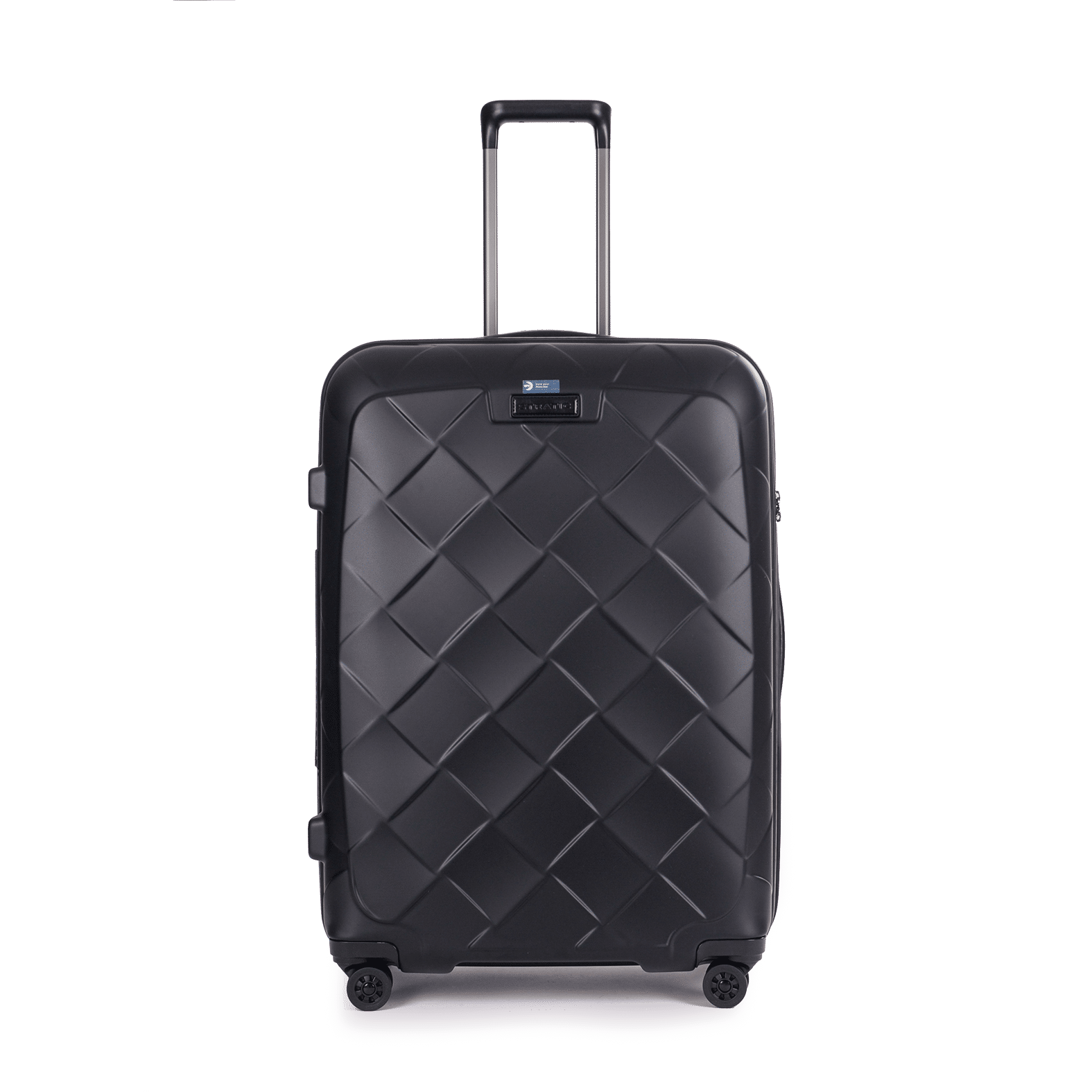 STRATIC - Leather&More - Hartschalen-Koffer L (bis 76cm) matt black von STRATIC