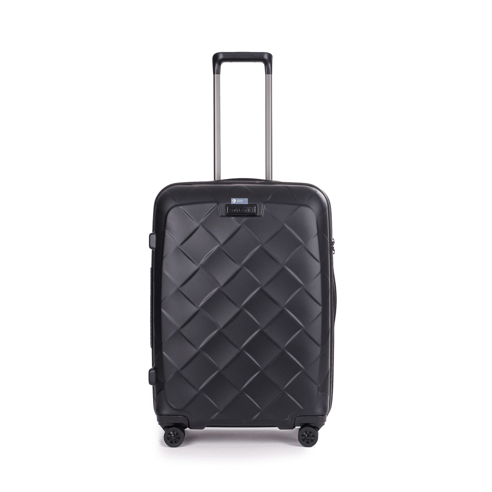 STRATIC - Leather&More - Hartschalen-Koffer M (bis 66cm) matt black von STRATIC