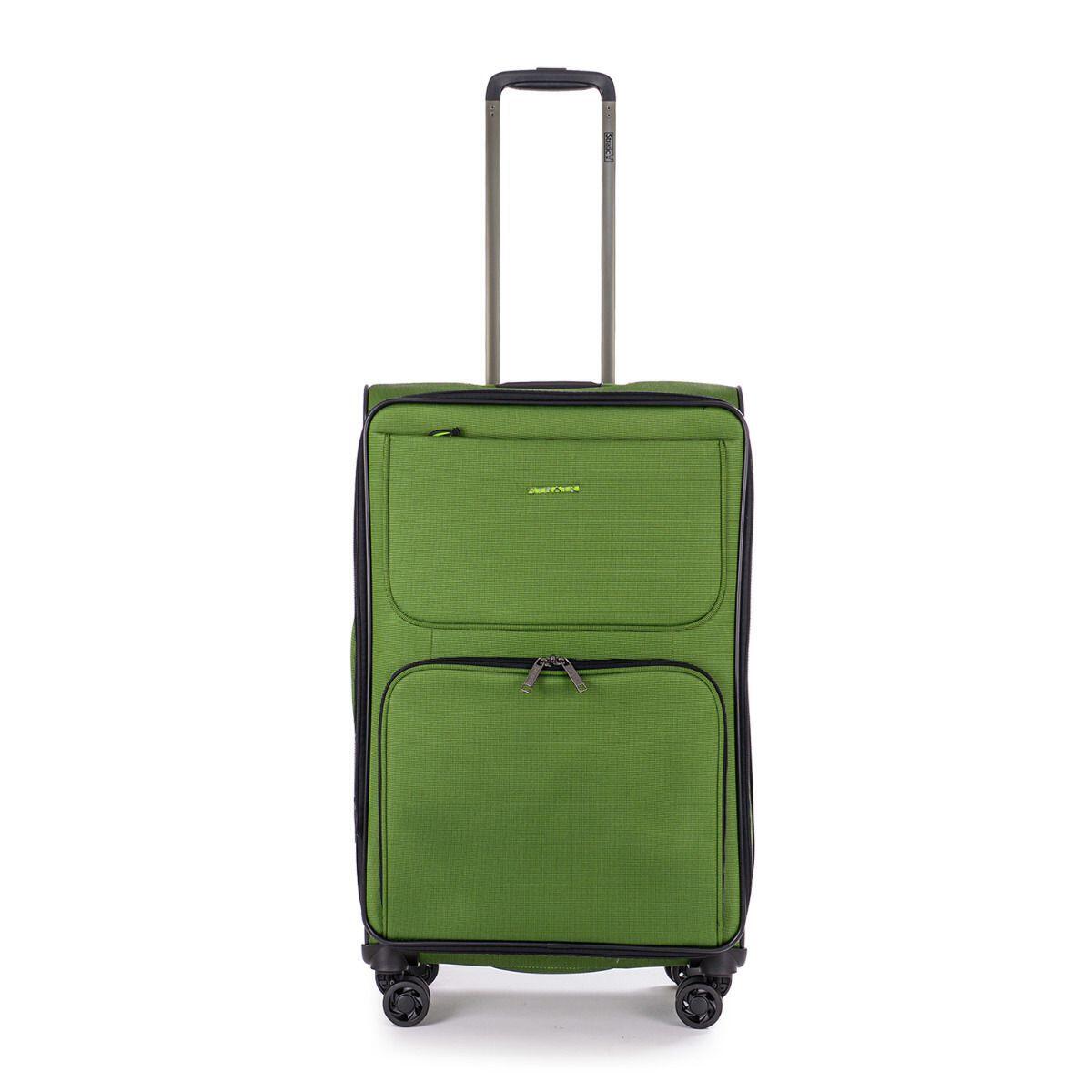 STRATIC - Stratic Bendigo Light + Green 4-Rollen Trolley M 72cm grün von STRATIC