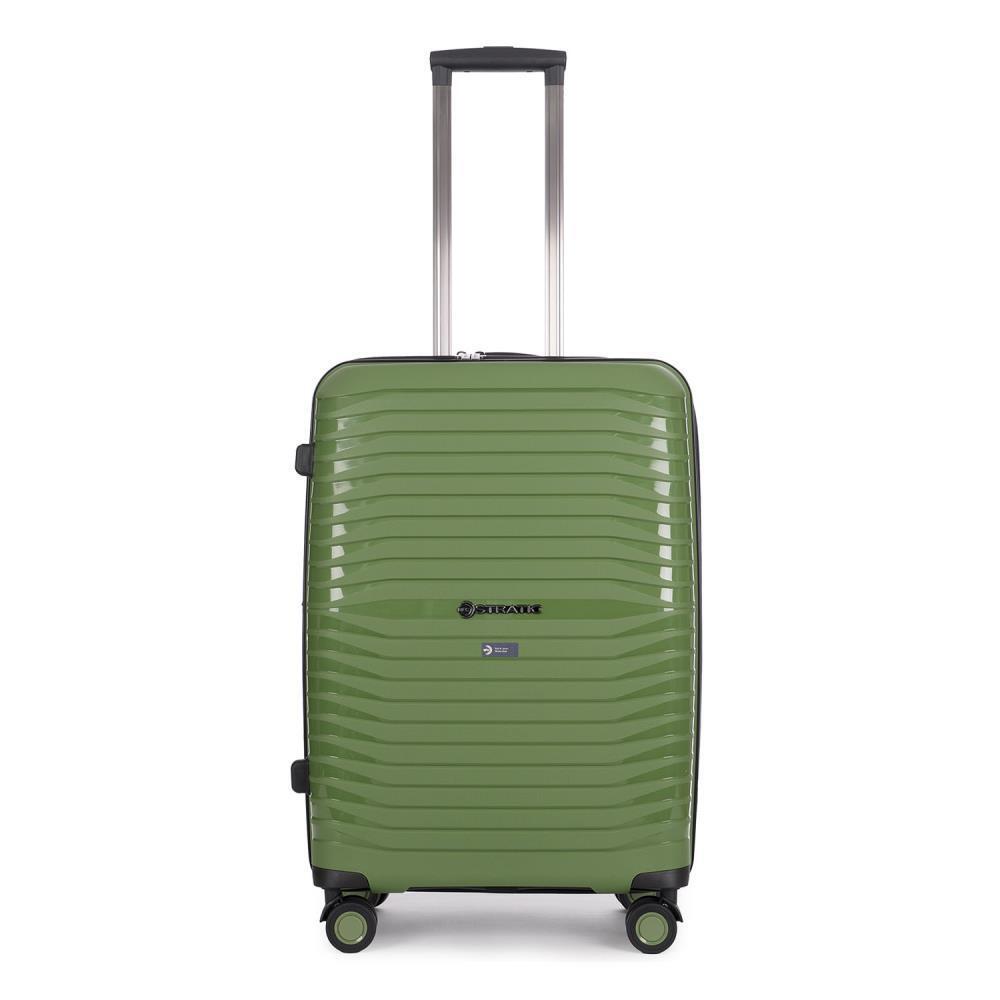STRATIC - Stratic Bright + Olive 4-Rollen Trolley M 66cm oliv von STRATIC