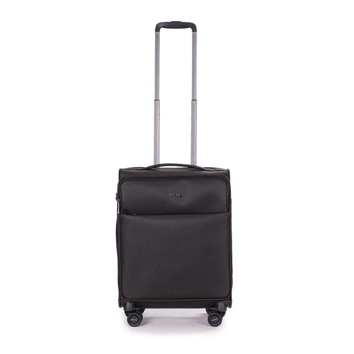 STRATIC - Stratic Light + Black 4-Rollen Trolley S 55cm schwarz von STRATIC