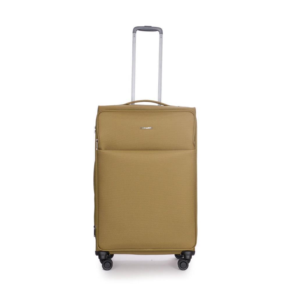 STRATIC - Stratic Light + Khaki 4-Rollen Trolley L 80 cm khaki von STRATIC