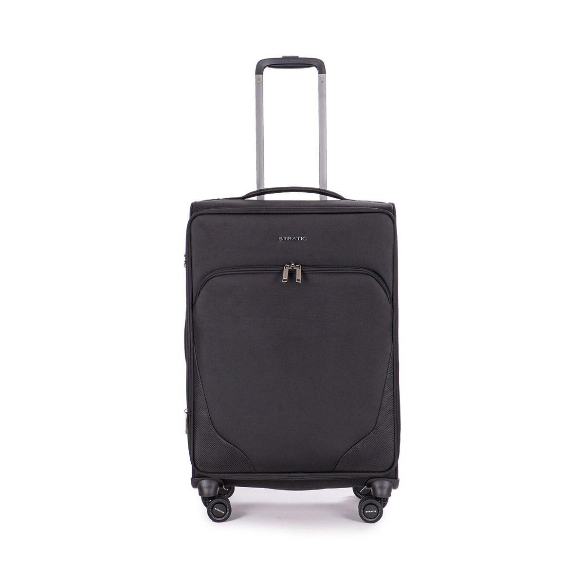 STRATIC - Stratic Mix Black 4-Rollen Trolley M 65cm schwarz von STRATIC