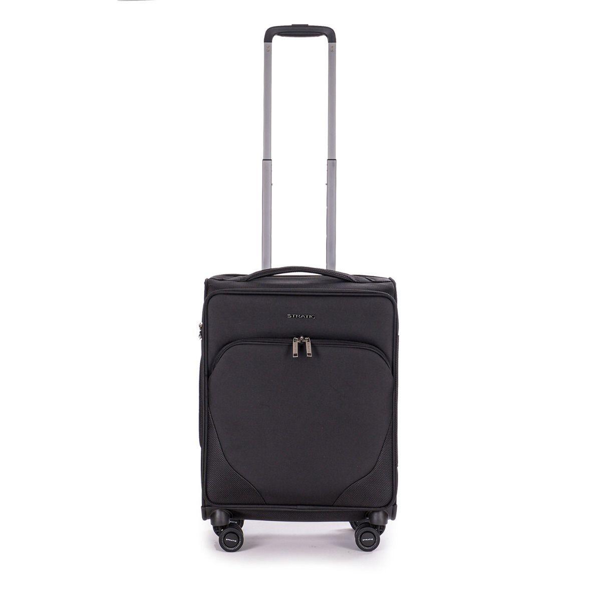 STRATIC - Stratic Mix Black 4-Rollen Trolley S 55cm schwarz von STRATIC