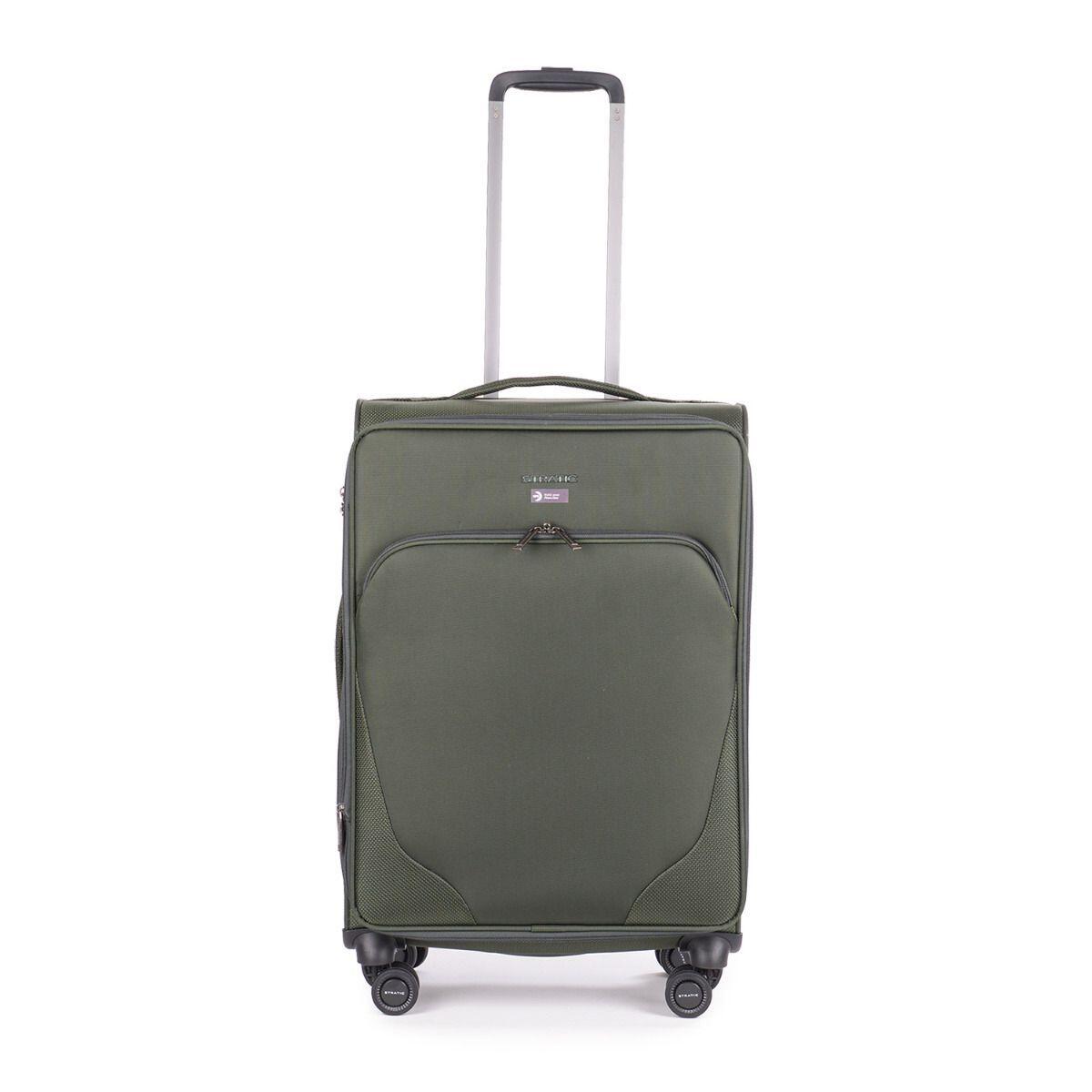 STRATIC - Stratic Mix Dark Green 4-Rollen Trolley M 65cm grün von STRATIC